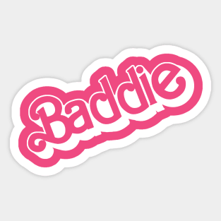 Baddie Sticker